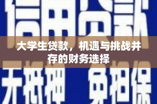 临沧大学生贷款，机遇与挑战并存的财务选择