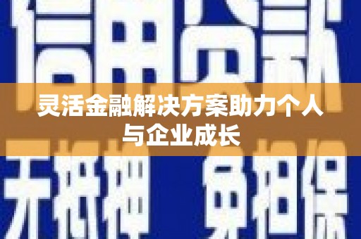 临沧灵活金融解决方案助力个人与企业成长