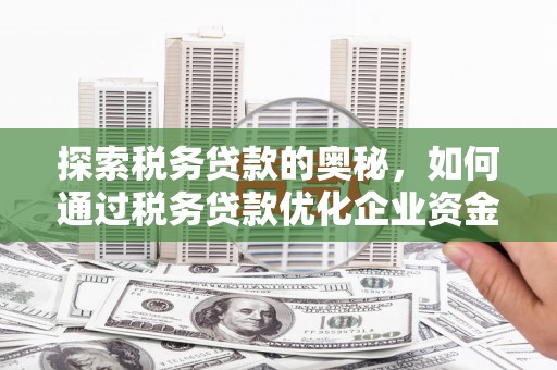 临沧探索税务贷款的奥秘，如何通过税务贷款优化企业资金流