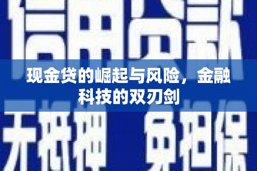 临沧现金贷的崛起与风险，金融科技的双刃剑