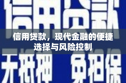 临沧信用贷款，现代金融的便捷选择与风险控制