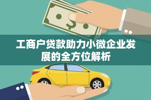 临沧工商户贷款助力小微企业发展的全方位解析