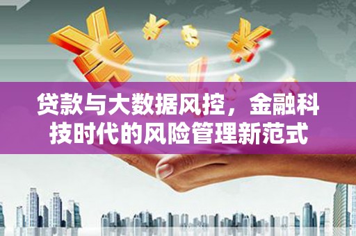 临沧贷款与大数据风控，金融科技时代的风险管理新范式