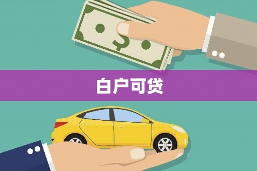 临沧白户可贷