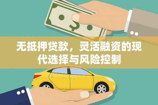 临沧无抵押贷款，灵活融资的现代选择与风险控制