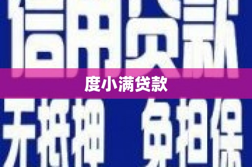 临沧度小满贷款