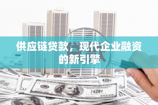 临沧供应链贷款，现代企业融资的新引擎