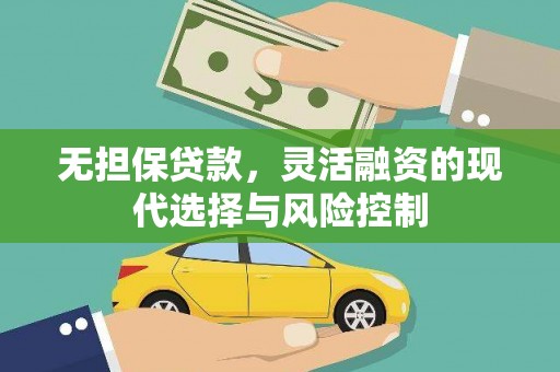 临沧无担保贷款，灵活融资的现代选择与风险控制