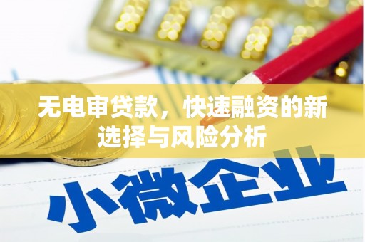 临沧无电审贷款，快速融资的新选择与风险分析