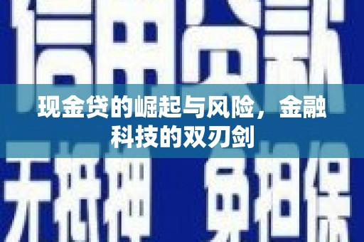 临沧现金贷的崛起与风险，金融科技的双刃剑