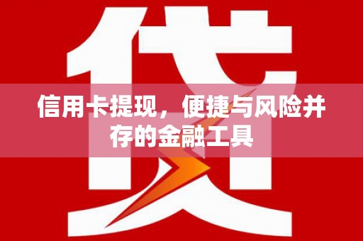 临沧信用卡提现，便捷与风险并存的金融工具