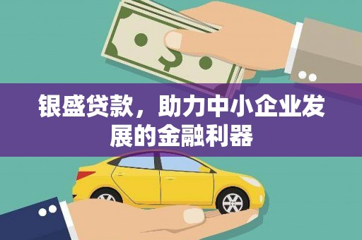 临沧银盛贷款，助力中小企业发展的金融利器