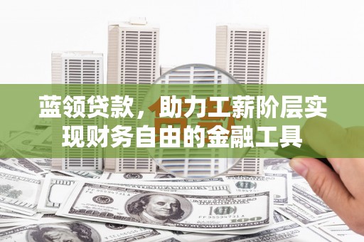 临沧蓝领贷款，助力工薪阶层实现财务自由的金融工具