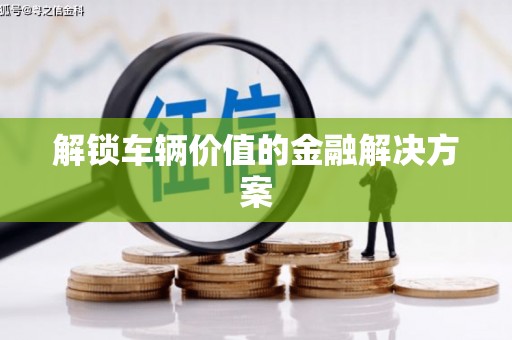 临沧解锁车辆价值的金融解决方案