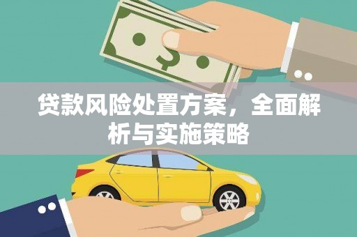 临沧贷款风险处置方案，全面解析与实施策略