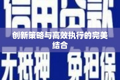 临沧创新策略与高效执行的完美结合